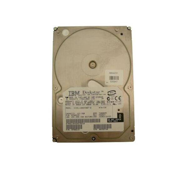 07N9219 - IBM Deskstar 120GXP 120GB 7200RPM IDE Ultra ATA/100 (ATA-6) 2MB Cache 3.5-Inch Hard Drive