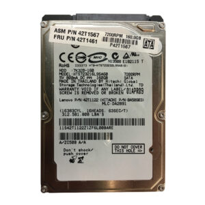 0A58903 - Hitachi Travelstar 7K320 Series 160GB 7200RPM SATA 1.5Gb/s 16MB Cache (512) 2.5-inch Hard Drive