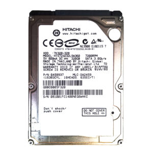 0A58937 - Hitachi Travelstar 7K320 Series 320GB 7200RPM SATA 3Gb/s 16MB Cache (512) 2.5-inch Hard Drive