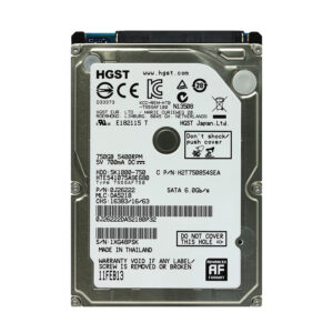 0J26222 - HGST Travelstar 5K1000 Series 750GB 5400RPM SATA 6Gb/s 8MB Cache 512e 2.5-inch Hard Drive