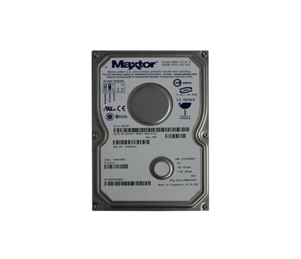 0R4751 - Dell 160GB 7200RPM IDE Ultra ATA/133 (ATA-7) 8MB Cache 3.5-Inch Hard Drive