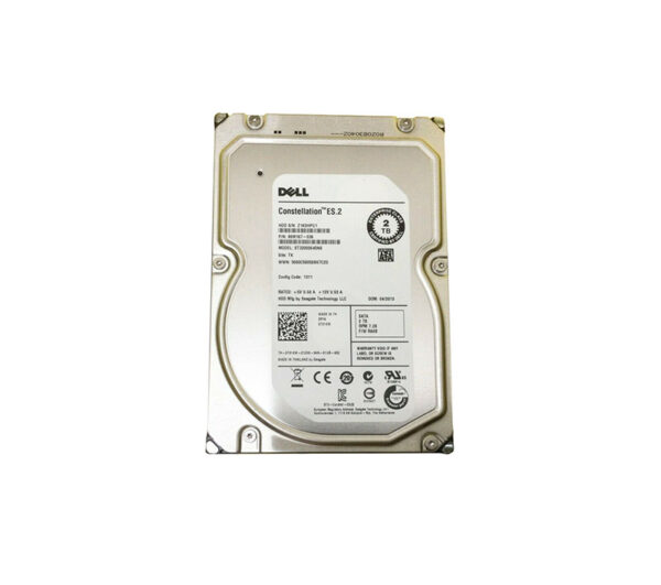 0T31KM - Dell 2TB 7200RPM SATA 6Gb/s Hot-Pluggable 3.5-Inch Hard Drive with Tray for PowerEdge Server & PowerVault Storage Array