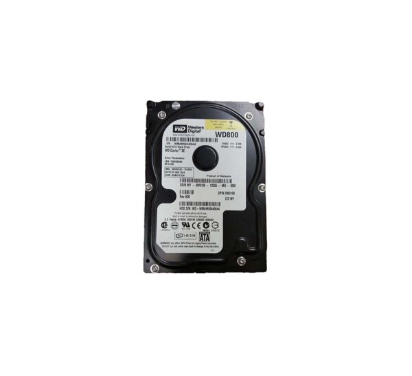 0W0109 - Dell 80GB 7200RPM SATA 1.5Gb/s 8MB Cache 3.5-Inch Hard Drive