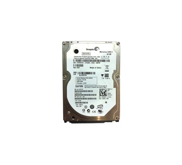 0YH412 - Dell 60GB 5400RPM SATA 1.5Gb/s 8MB Cache 2.5-Inch Hard Drive