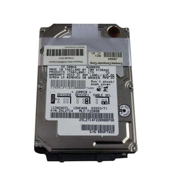 136246-001 - Compaq 6.4GB ATA/IDE 2.5-Inch Hard Drive for Armada M300