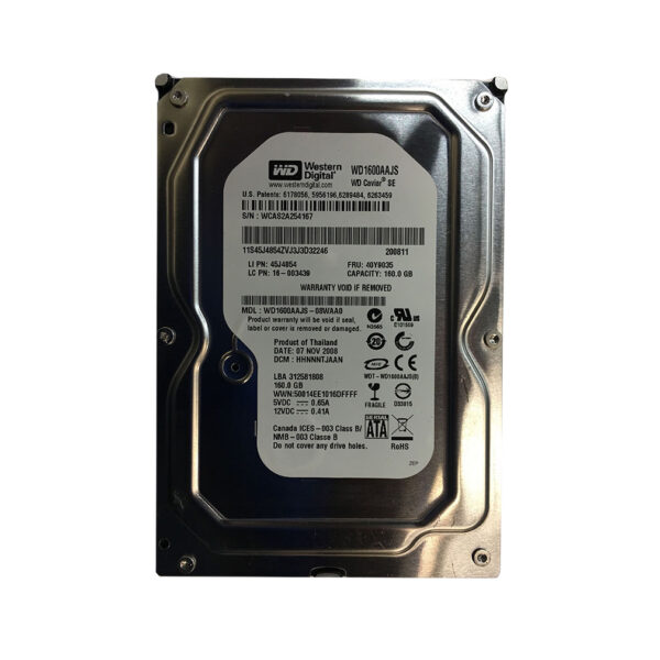 16-003439 - Lenovo 160GB 7200RPM SATA 3.5-Inch Hard Drive