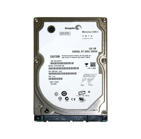 9W3184-022 - Seagate Momentus 5400.2 Series 120GB 5400RPM SATA 1.5Gb/s NCQ 8MB Cache (512) 2.5-Inch Hard Drive