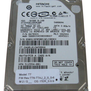 CN727-67017 - HP 160GB 5400RPM SATA 3Gb/s 2.5-Inch Hard Drive