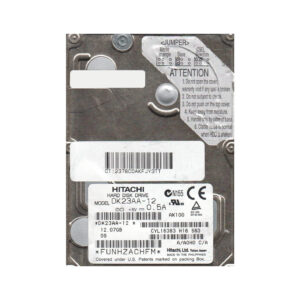 DK23AA-12 - HGST 12.07GB 4200RPM IDE Ultra ATA/33 (ATA-4) 512KB Cache 2.5-Inch Hard Drive