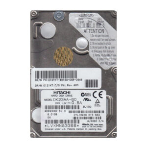 DK23AA-60 - Hitachi 6GB 4200RPM IDE/ATA 512KB Cache 2.5-inch Hard Drive