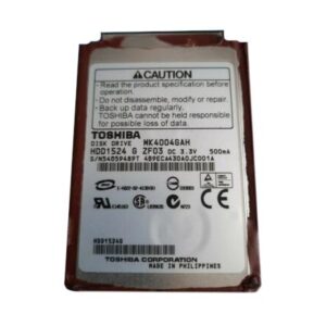 HDD1524 - Toshiba 40GB 4200RPM IDE Ultra ATA/100 (ATA-6) 2MB Cache 1.8-Inch Hard Drive