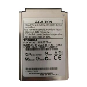 HDD1584 - Toshiba 80GB 4200RPM IDE Ultra ATA/100 (ATA-6) 2MB Cache 1.8-Inch Hard Drive