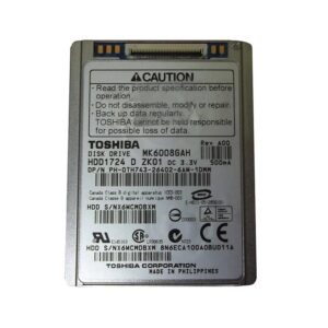 HDD1724 - Toshiba 60GB 4200RPM IDE Ultra ATA/100 (ATA-6) 2MB Cache 1.8-Inch Hard Drive