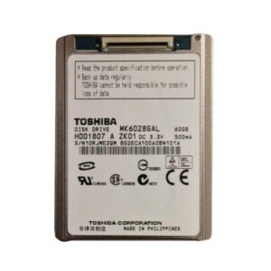 HDD1807 - Toshiba 60GB 4200RPM IDE Ultra ATA/100 (ATA-6) 2MB Cache 1.8-Inch Hard Drive