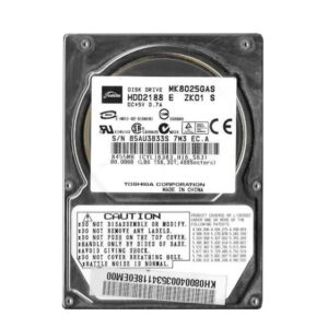 HDD2188 - Toshiba 80GB 4200RPM IDE Ultra ATA/100 (ATA-6) 8MB Cache 2.5-Inch Hard Drive