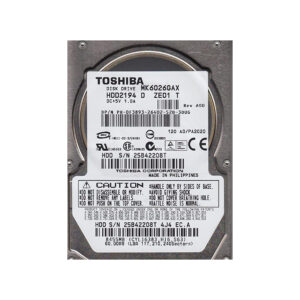 HDD2194 - Toshiba 60GB 5400RPM IDE Ultra ATA/100 (ATA-6) 16MB Cache 2.5-Inch Hard Drive