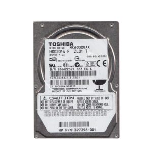 HDD2D14 - Toshiba 60GB 5400RPM IDE Ultra ATA/100 (ATA-6) 8MB Cache 2.5-Inch Hard Drive