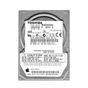 HDD2D32 - Toshiba 80GB 5400RPM SATA 1.5Gb/s 8MB Cache 2.5-Inch Hard Drive