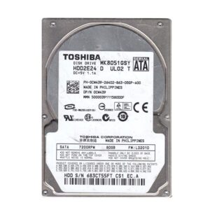 HDD2E24 - Toshiba 80GB 7200RPM SATA 3Gb/s 16MB Cache 2.5-Inch Hard Drive