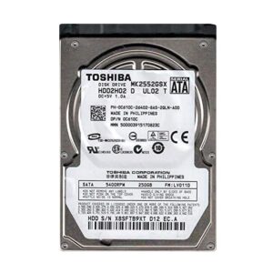HDD2H02 - Toshiba 250GB 5400RPM SATA 3Gb/s 8MB Cache 2.5-Inch Hard Drive