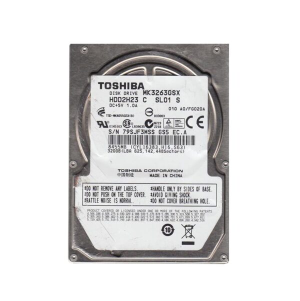 HDD2H23 - Toshiba 320GB 5400RPM SATA 3Gb/s 8MB Cache 2.5-Inch Hard Drive