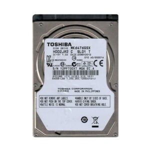 HDD2J92 - Toshiba 640GB 5400RPM SATA 3Gb/s 8MB Cache 2.5-Inch Hard Drive