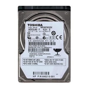 HDD2J93 - Toshiba 500GB 5400RPM SATA 3Gb/s 8MB Cache 2.5-Inch Hard Drive