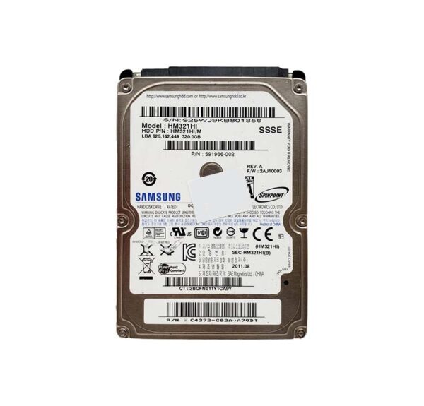 HM321HI - Samsung Spinpoint M7E 320GB 5400RPM SATA 3Gb/s 8MB Cache 2.5-Inch Hard Drive