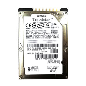 HTS541040G9AT00 - Hitachi Travelstar 5K100 Series 40GB 5400RPM IDE Ultra ATA/100 (ATA-6) 8MB Cache 44-Pin 2.5-inch Hard Drive