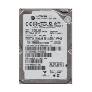 HTS543212L9A300 - Hitachi Travelstar 5K320 Series 120GB 5400RPM SATA 3Gb/s 8MB Cache (512) 7-Pin 2.5-inch Hard Drive