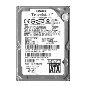 HTS721010G9SA00 - Hitachi Travelstar 7K100 Series 100GB 7200RPM SATA 1.5Gb/s 8MB Cache 512e 2.5-inch Hard Drive