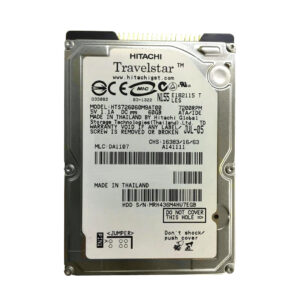 HTS726060M9AT00 - Hitachi Travelstar 7K60 Series 60GB 7200RPM IDE Ultra ATA/100 (ATA-6) 8MB Cache (512) 44-Pin 2.5-inch Hard Drive