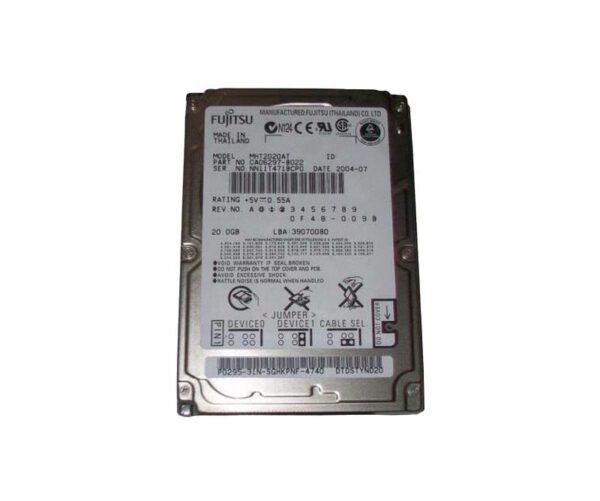 MHT2020AT - Fujitsu 20GB 4200RPM IDE Ultra ATA/100 (ATA-6) 44-Pin 2MB Cache 2.5-Inch Hard Drive for Notebook