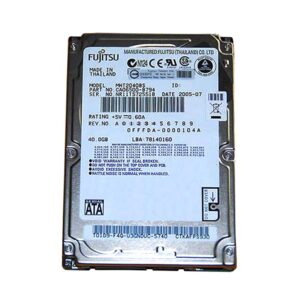 MHT2040BS - Fujitsu Mobile MHT Series 40GB 5400RPM SATA 1.5Gb/s 8MB Cache 2.5-Inch Hard Drive