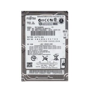 MHT2080BH - Fujitsu MHT Series 80GB 5400RPM SATA 1.5Gb/s 8MB Cache 2.5-Inch Hard Drive