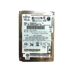 MHV2040AH - Fujitsu 40GB 5400RPM IDE Ultra ATA/100 (ATA-6) 44-Pin 8MB Cache 2.5-Inch Mobile Hard Drive