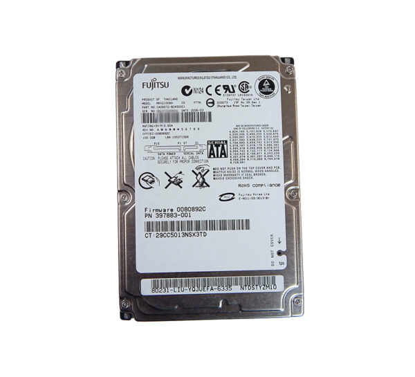 MHV2100BH - Fujitsu 100GB 5400RPM SATA 3Gb/s 8MB Cache 2.5-Inch Hard Drive