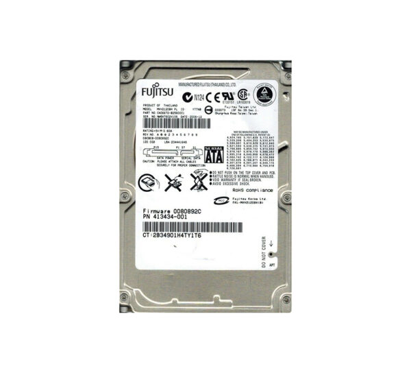 MHV2120BH - Fujitsu 120GB 5400RPM SATA 1.5Gb/s 8MB Cache 2.5-Inch Hard Drive for Notebook