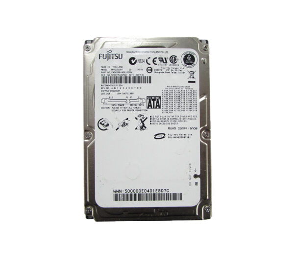 MHV2200BT - Fujitsu 200GB 4200RPM SATA 1.5Gb/s 8MB Cache 2.5-Inch Hard Drive for Notebook