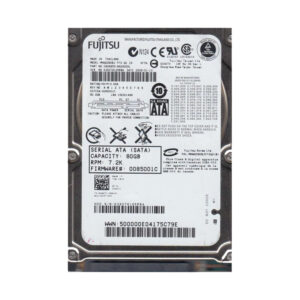 MHW2080BJ - Fujitsu Mobile 80GB 7200RPM SATA 3Gb/s 8MB Cache 2.5-Inch Hard Drive