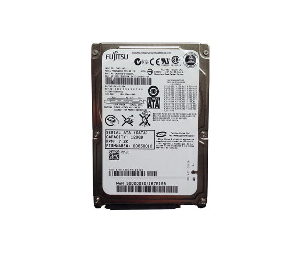 MHW2120BJ - Fujitsu 120GB 7200RPM SATA 3Gb/s 8MB Cache 2.5-Inch Hard Drive
