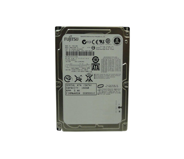 MHW2160BH - Fujitsu 160GB 5400RPM SATA 1.5Gb/s 8MB Cache 2.5-Inch Hard Drive