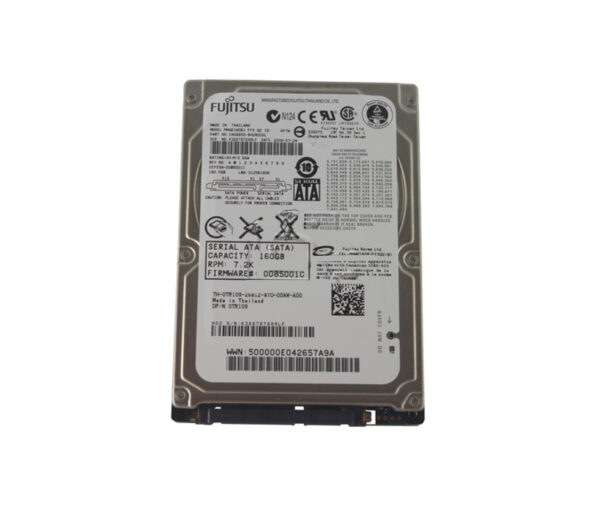 MHW2160BJ - Fujitsu 160GB 7200RPM SATA 3Gb/s 8MB Cache 2.5-Inch Mobile Hard Drive for Notebook
