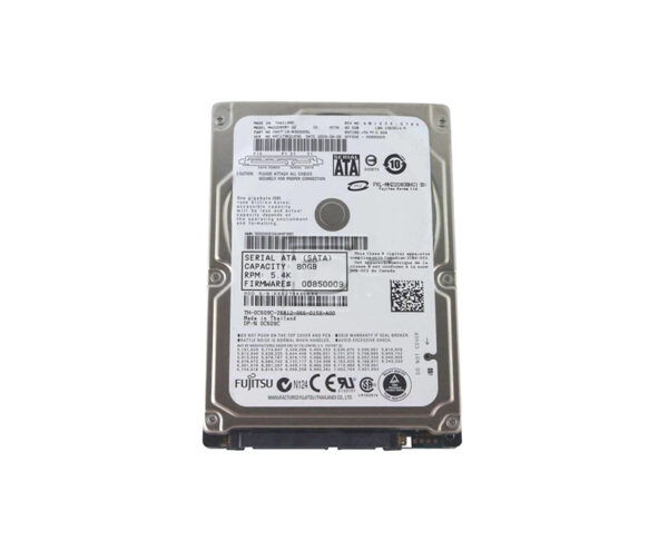MHZ2080BH - Fujitsu 80GB 5400RPM SATA 3Gb/s 7-Pin 8MB Cache 2.5-Inch Hard Drive