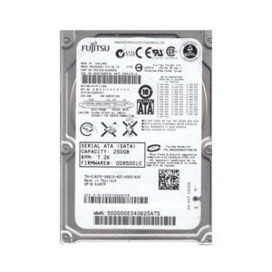 MHZ2250BJ - Fujitsu Mobile 250GB 7200RPM SATA 3Gb/s 2.5-Inch Hard Drive