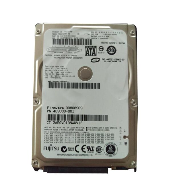 MHZ2320BH-G2 - Fujitsu 320GB 5400RPM SATA 3Gb/s 8MB Cache 2.5-Inch Hard Drive