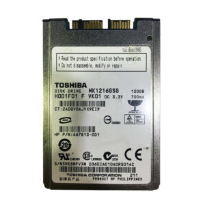 MK1216GSG - Toshiba 120GB 5400RPM SATA 1.5Gb/s 8MB Cache mSATA 1.8-Inch Hard Drive