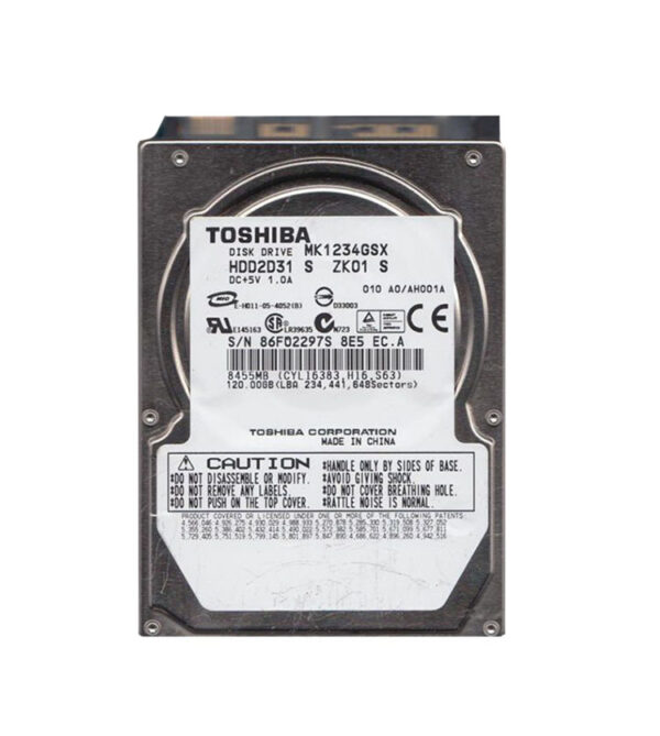 MK1234GSX - Toshiba 120GB 5400RPM SATA 1.5Gb/s 8MB Cache 2.5-Inch Hard Drive
