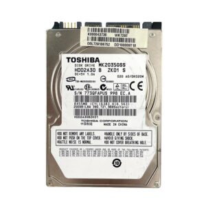 MK2035GSS - Toshiba 200GB 4200RPM SATA 1.5Gb/s 8MB Cache 2.5-Inch Hard Drive