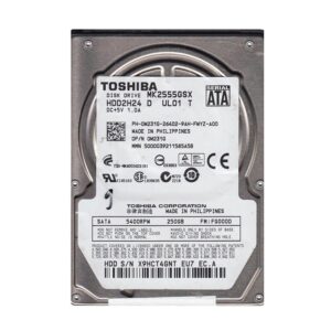 MK2555GSX - Toshiba 250GB 5400RPM SATA 3Gb/s 8MB Cache 2.5-Inch Hard Drive
